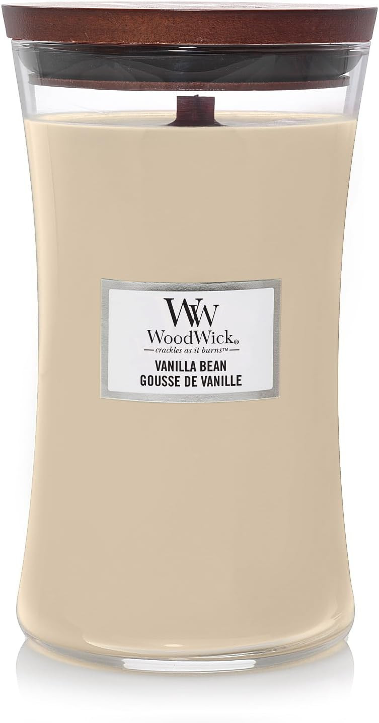Woodwick Vanilla Bean Large Hourglass Candle | Amazon (US)