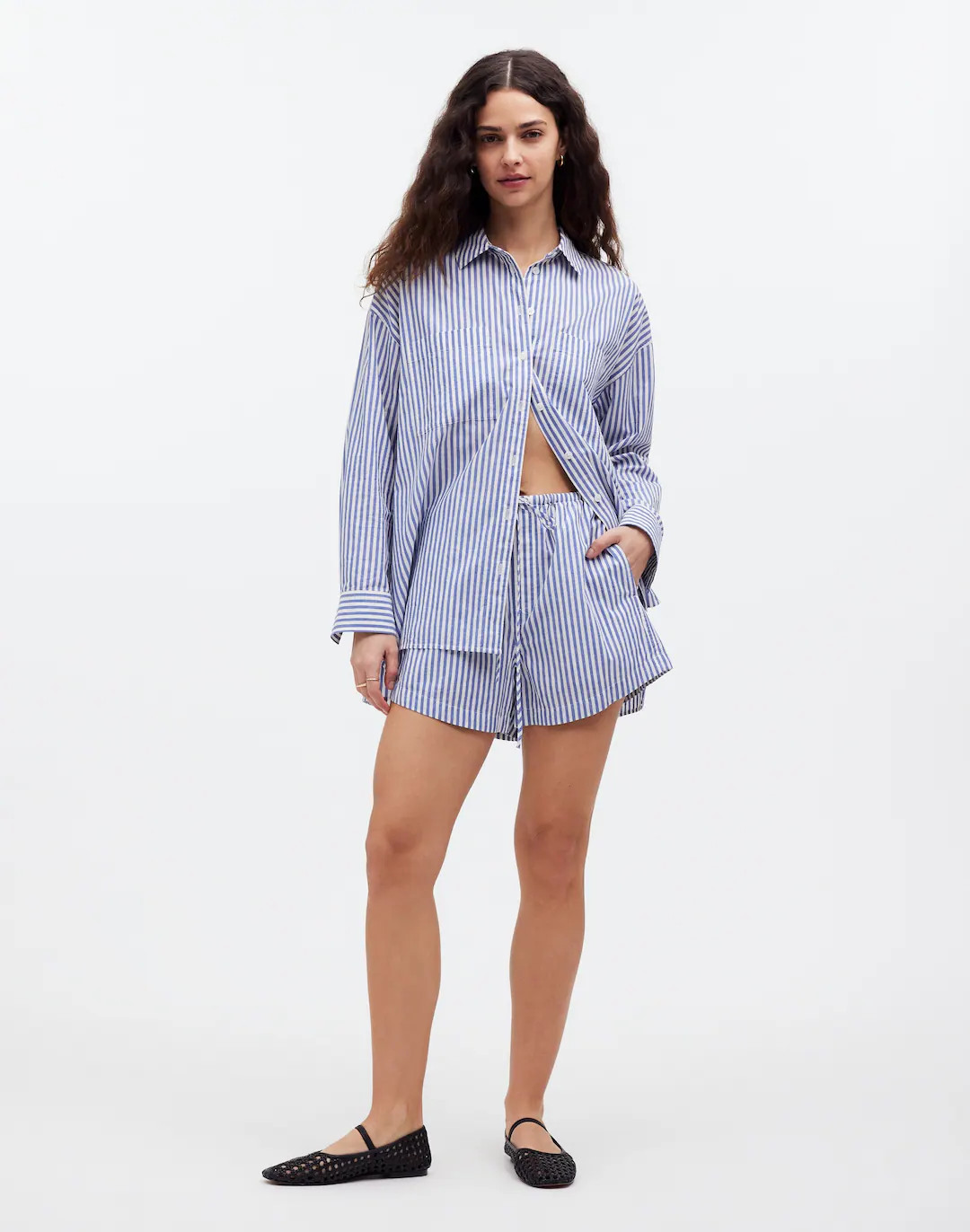 Drawstring Pull-On Shorts in Poplin | Madewell