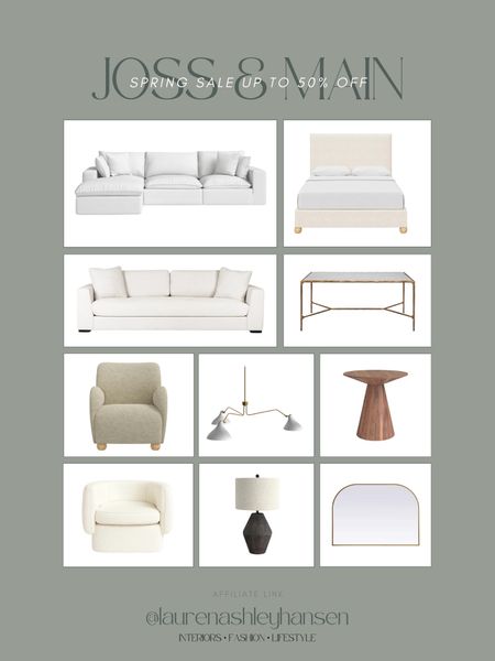The Joss & Main spring sale event is here! So many beautiful pieces are up to 50% off right now including all of these finds. We have a few of these pieces (in the exact or different colors) and absolutely love! 

#LTKhome #LTKstyletip #LTKsalealert