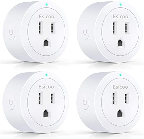 Smart Plug ESICOO - Plug A Certified Compatible with Alexa, Echo & Google Home – Only WiFi 2.4G | Amazon (US)