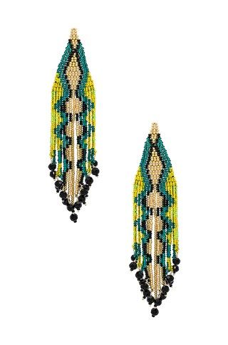 Mercedes Salazar Mercedes Clip On Earrings in Turquoise from Revolve.com | Revolve Clothing (Global)