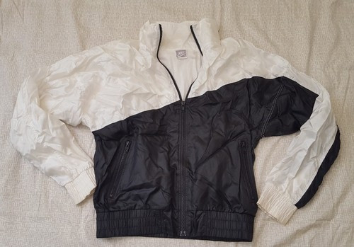 Nike Womens Wind Breaker Lightweight Jacket White Black size S Athletic | eBay | eBay US