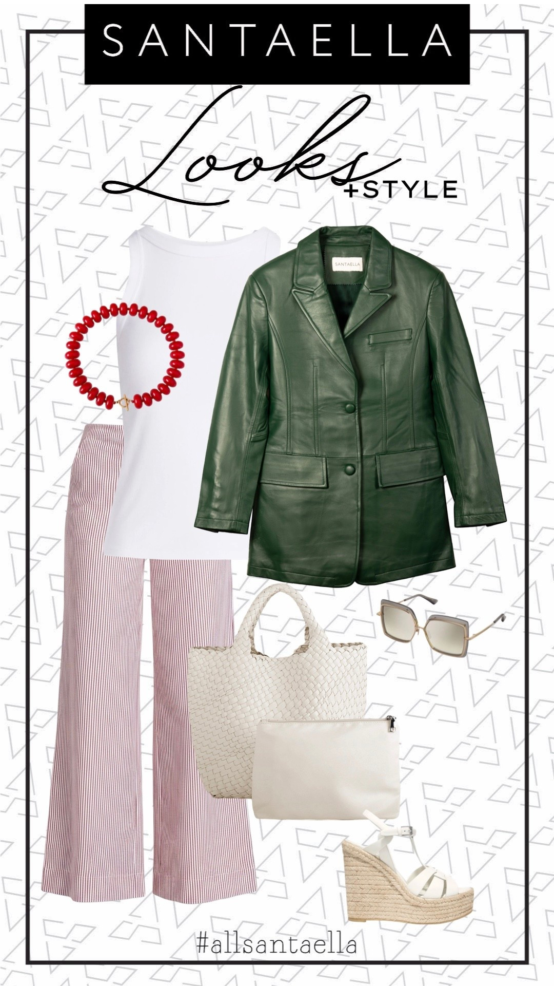 My FIFA World Cup 2026 outfit… because ¿y si sí? 🇲🇽💚⚽️
A timeless green leather blazer styled with effortless summer staples. Here’s to looking chic while cheering for Mexico all the way.

#LTKootd #LTKOver40 #LTKSeasonal
