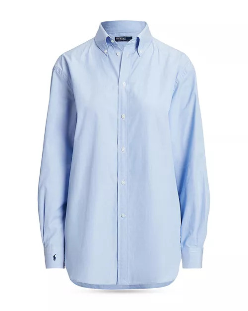 Ralph Lauren Oversized Fit Long Sleeve Cotton Shirt | Bloomingdale's Women | Bloomingdale's (AU)