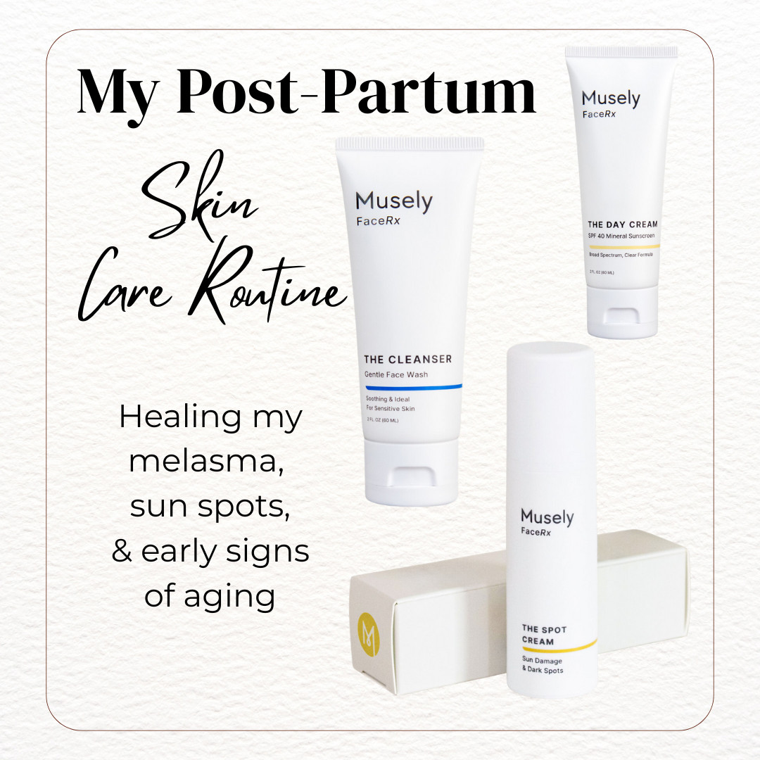 My post-partum skin care routine to treat melasma, dark spots, sun damage, and early signs of aging. 

#skincare #skincareroutine #postpartum #newmom #beauty 

 #LTKBeauty