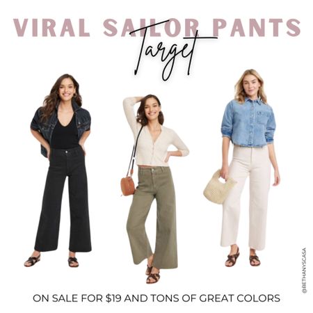 Viral Sailor Pants from Target 😍

#LTKsalealert #LTKfindsunder50 #LTKstyletip