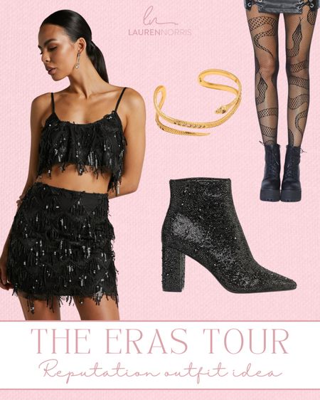 The Eras Tour Reputation outfit idea 🐍🖤

#LTKFindsUnder100 #LTKFindsUnder50