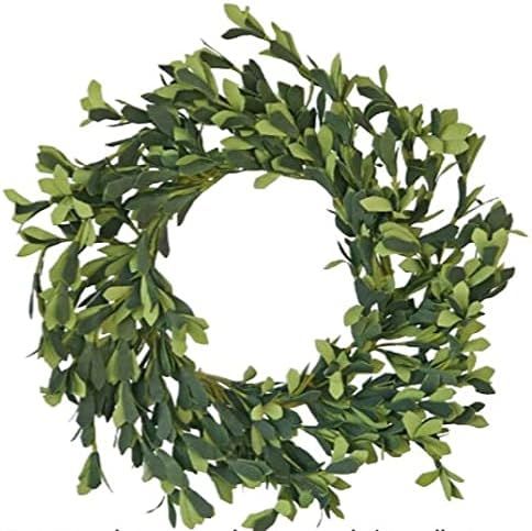 Great Finds FC092 Dark Boxwood Wreath Candlering, 6-inch Diameter | Amazon (US)