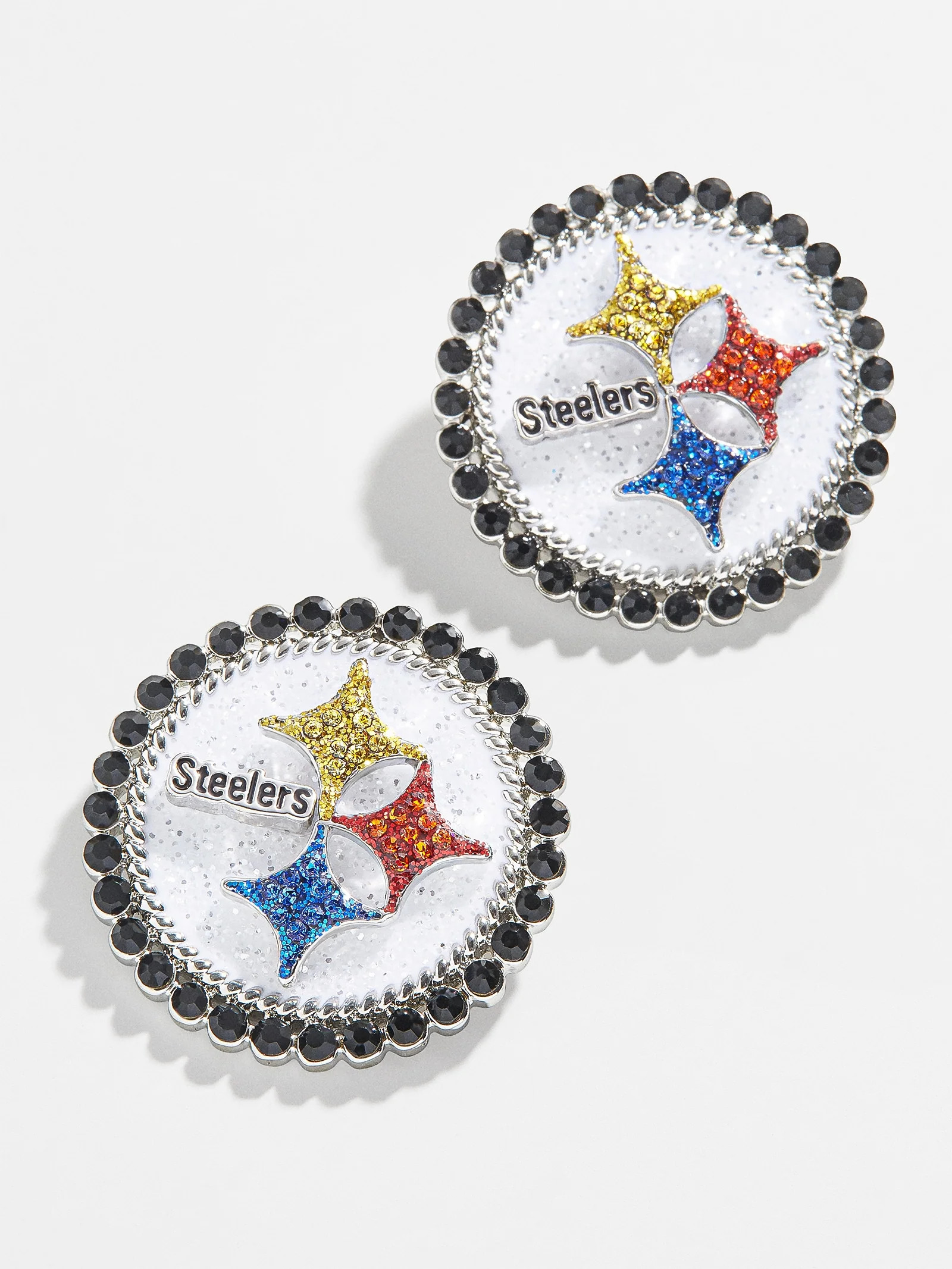 Pittsburgh Steelers NFL Statement Stud Earrings - Pittsburgh Steelers | BaubleBar (US)