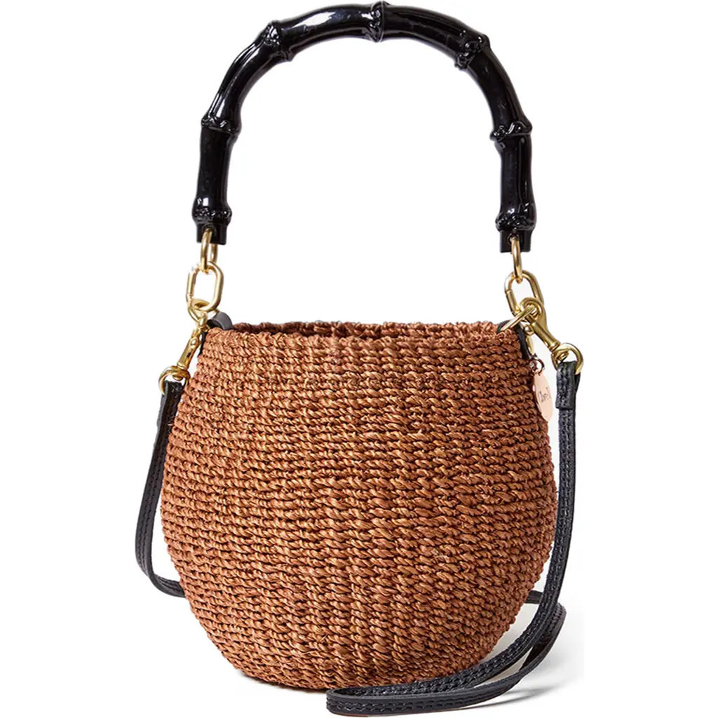 Clare V. Petite Pot de Miel Top Handle Bag in Dulce De Leche at Nordstrom | Nordstrom