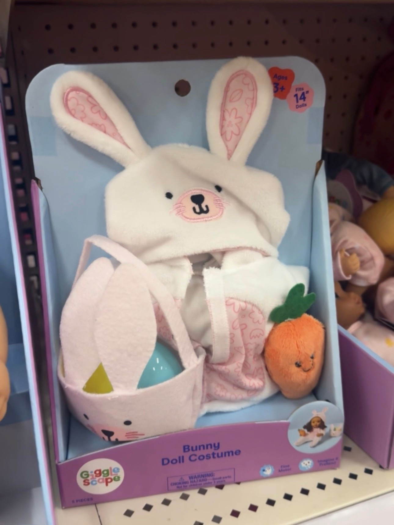 Every BUNNY! This is not a drill!  This baby doll dress up set doesn’t disappoint! The girls love Baby Doll and dress up! We grabbed this right away!  Lmk if you will! 