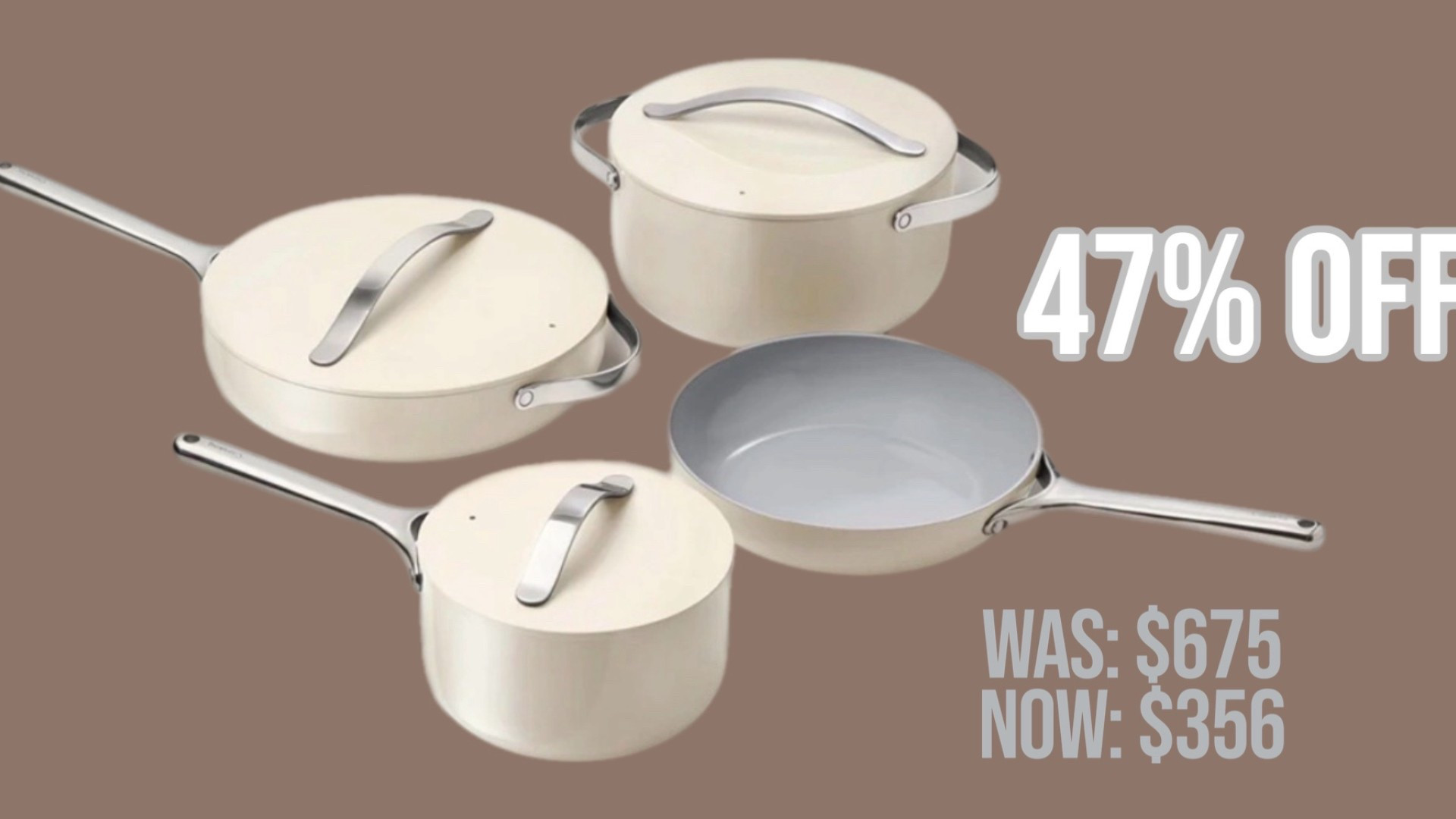 Caraway Cookware Set 47% OFF!!

#LTKSaleAlert #LTKHome #LTKGiftGuide