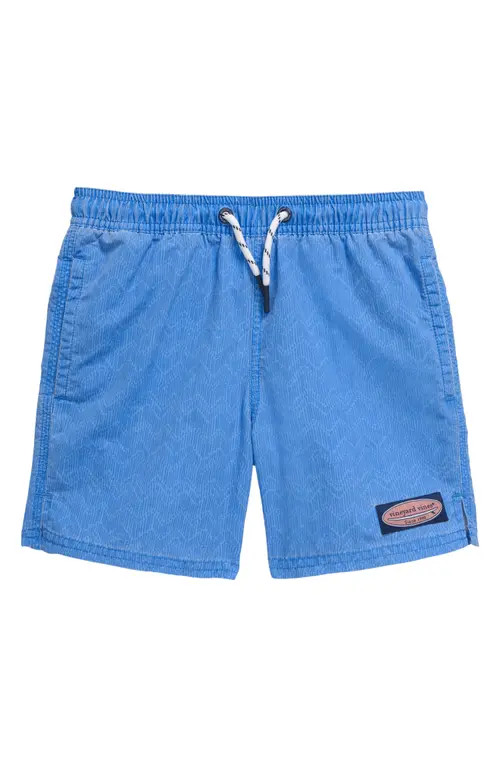 vineyard vines Kids' Island Chappy Swim Trunks in A442 Neon at Nordstrom, Size 2T | Nordstrom