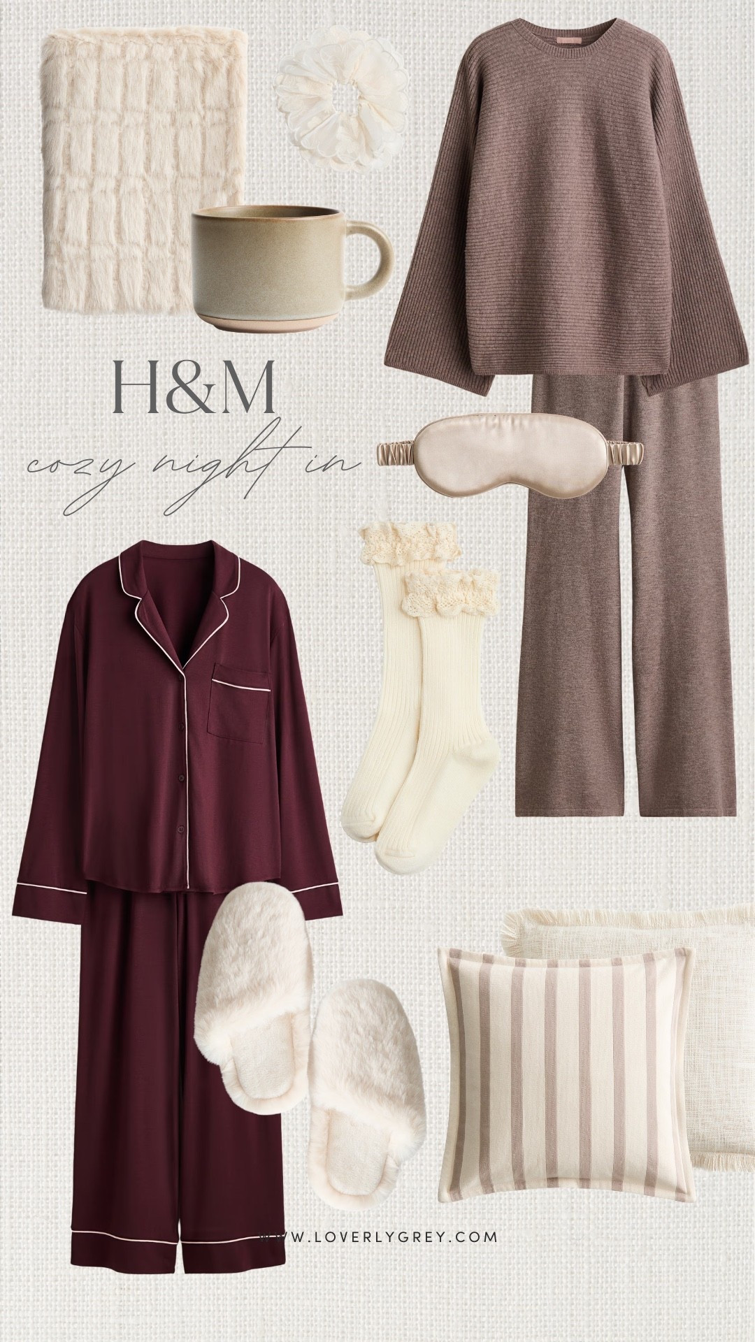 This is making me want to cancel my plans and stay home! These H&M cozy loungewear finds are perfect for a fall night in, with soft pajama sets, knit lounge pants, fuzzy slippers, cozy socks and all the little comforts that make home feel extra inviting.

#LTKselfcare #LTKSeasonal #LTKHome