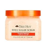 Amazon.com : Tree Hut Shea Sugar Scrub Tropical Mango, 18oz, Ultra Hydrating and Exfoliating Scru... | Amazon (US)