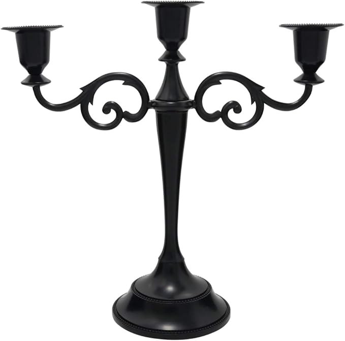 Amazon.com: Viscacha 3 Metal Candelabra – Candlesticks Holder for Formal Events, Wedding, Churc... | Amazon (US)