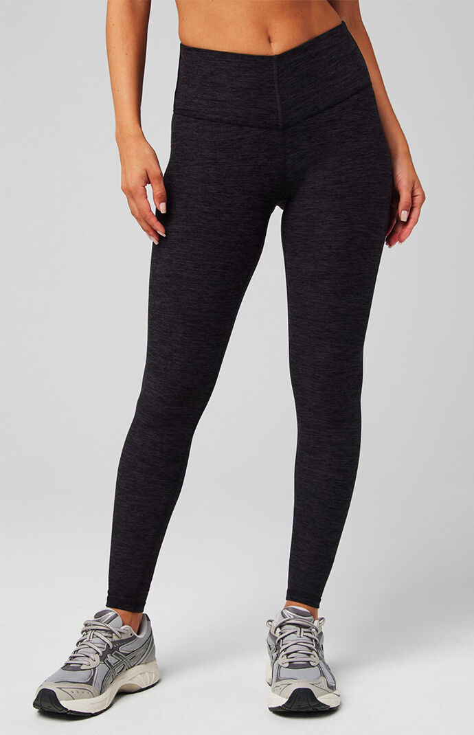 FABLETICS Women's Active HeatherFlex High-Waisted Leggings in Black - Size XS | PacSun