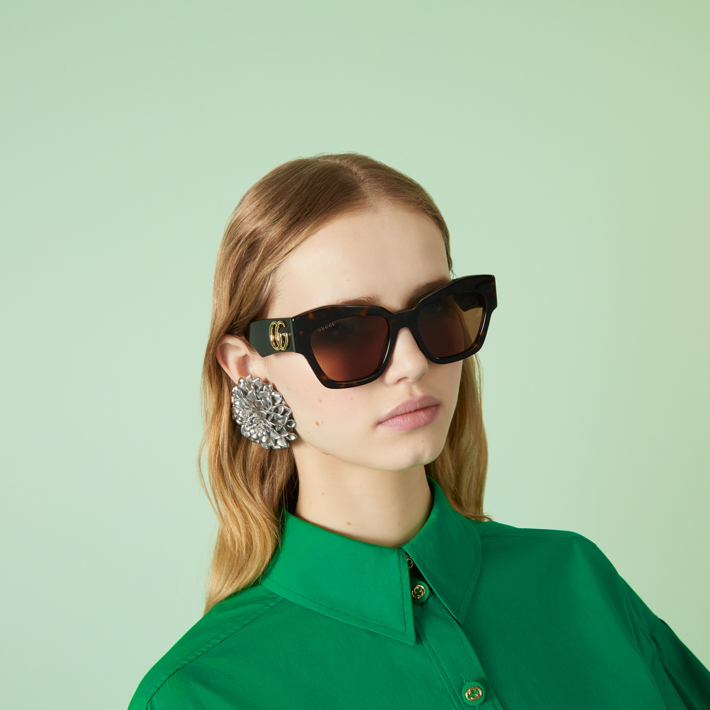 Cat-eye frame sunglasses | Gucci (US)