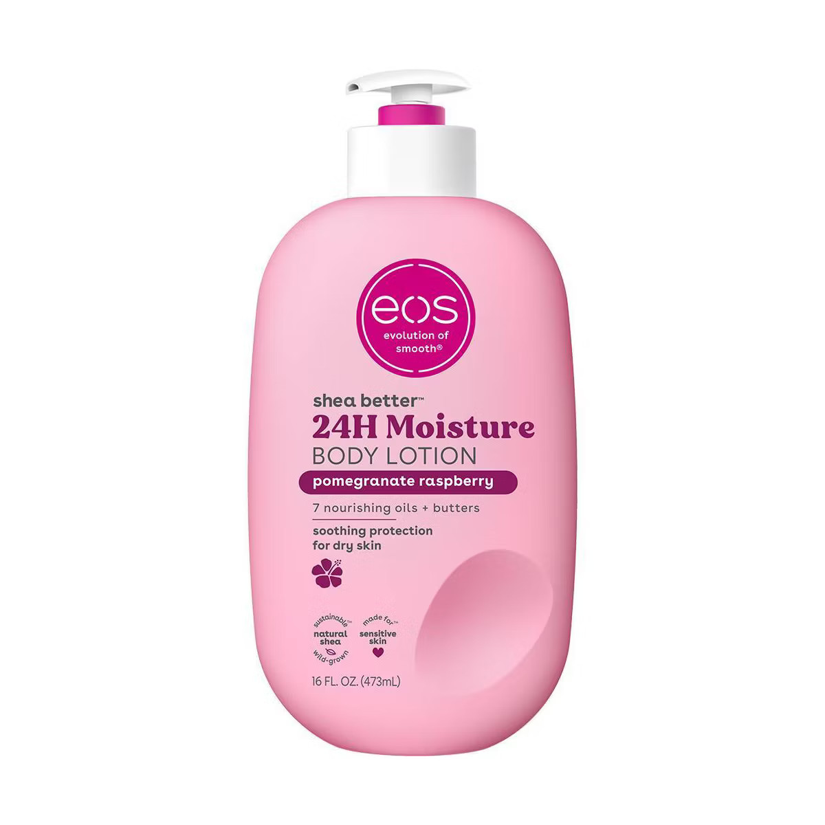 eos Shea Better 24H Moisture Body Lotion - Pomegranate Raspberry - 16 fl oz | Target