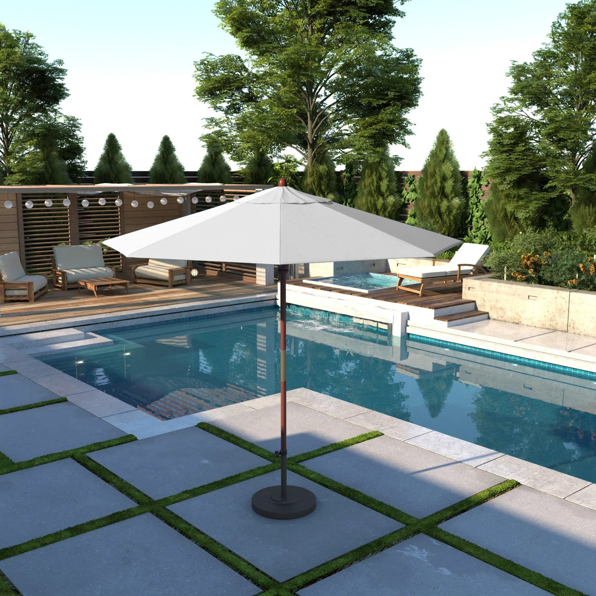 Jimerson 108'' Market Umbrella | Wayfair North America