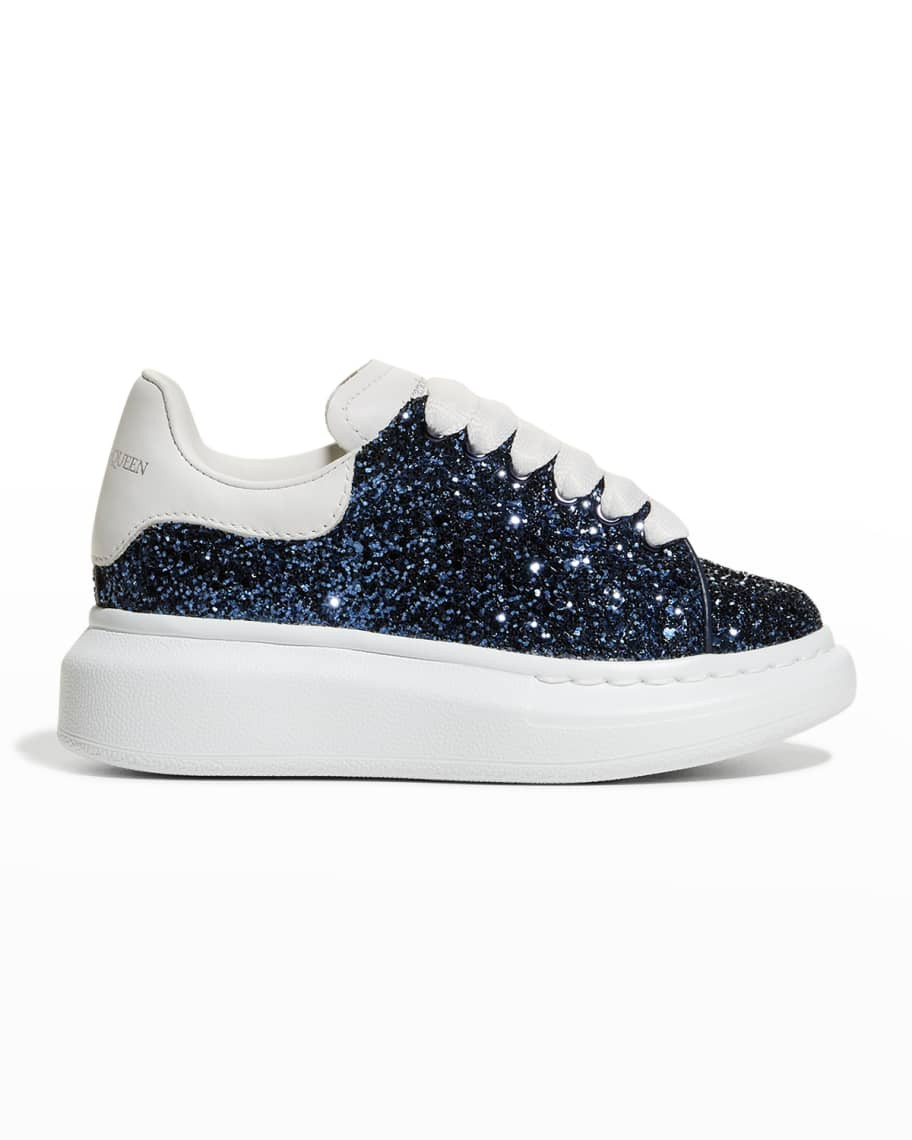Alexander McQueen Girl's Allover Glitter Platform Sneakers, Toddler/Kids | Neiman Marcus