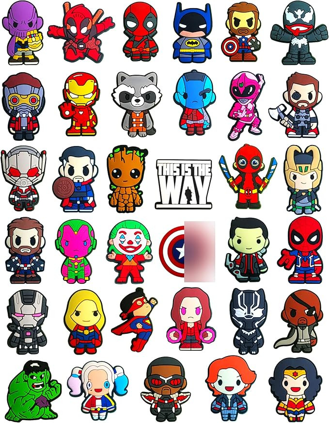 Anime Shoe Charms for Clog, Shoe Accessories for Croc Charms for Teens Man and Women Party Favor ... | Amazon (UK)