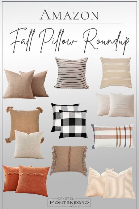 Amazon Fall Pillow Roundup! So cute!

#LTKHoliday #LTKhome #LTKSeasonal