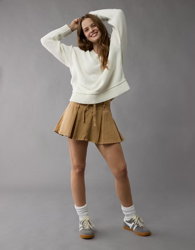 AE Long Weekend V-Neck Sweater | American Eagle Outfitters (US & CA)