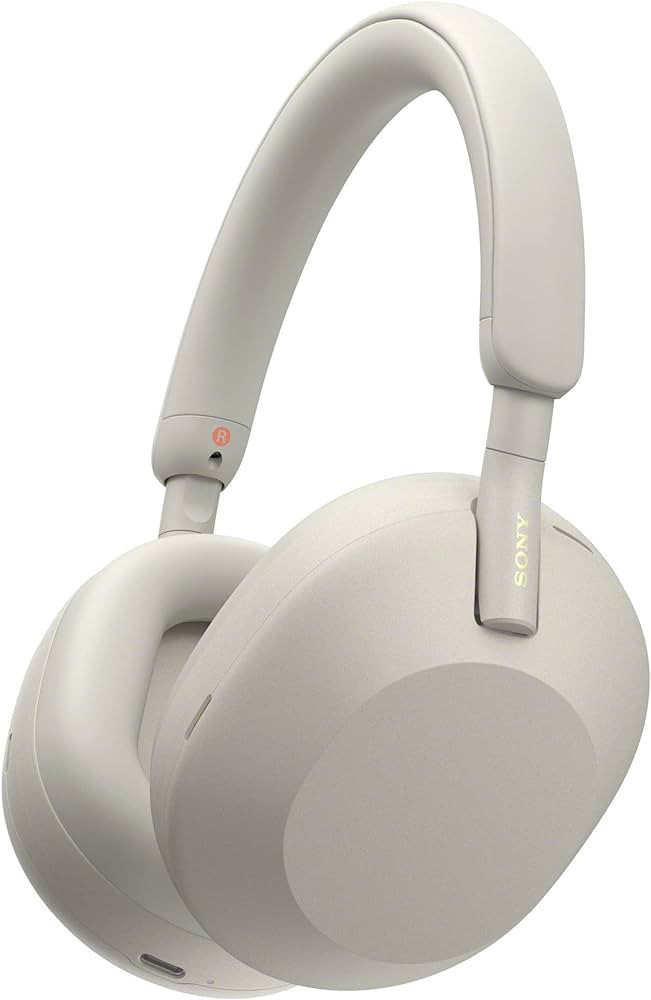 Sony WH-1000XM5 The Best Wireless Noise Canceling Headphones with Auto Noise Canceling Optimizer, Crystal Clear Hands-Free Calling, and Alexa Voice Control, Silver | Amazon (US)