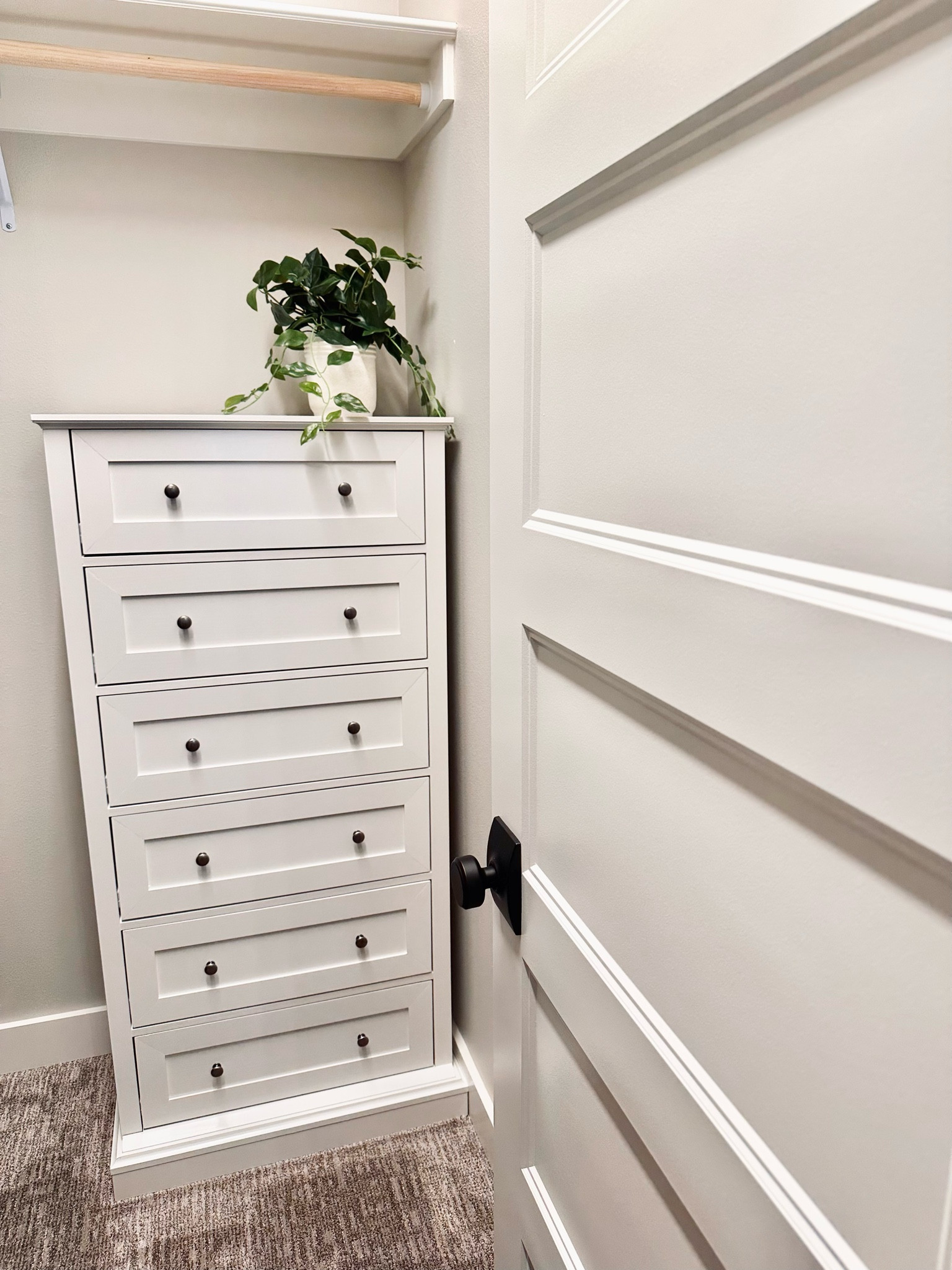 I searched and searched for the perfect dressers and I believe I found them! We needed extra storage in our closets for clothes. Drawers open and close nicely! Affordable dressers, chest of drawers, tall boy dresser, white dresser, storage, organization 

#LTKhome