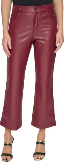 Kick Flare Faux Leather Pants | Nordstrom Rack