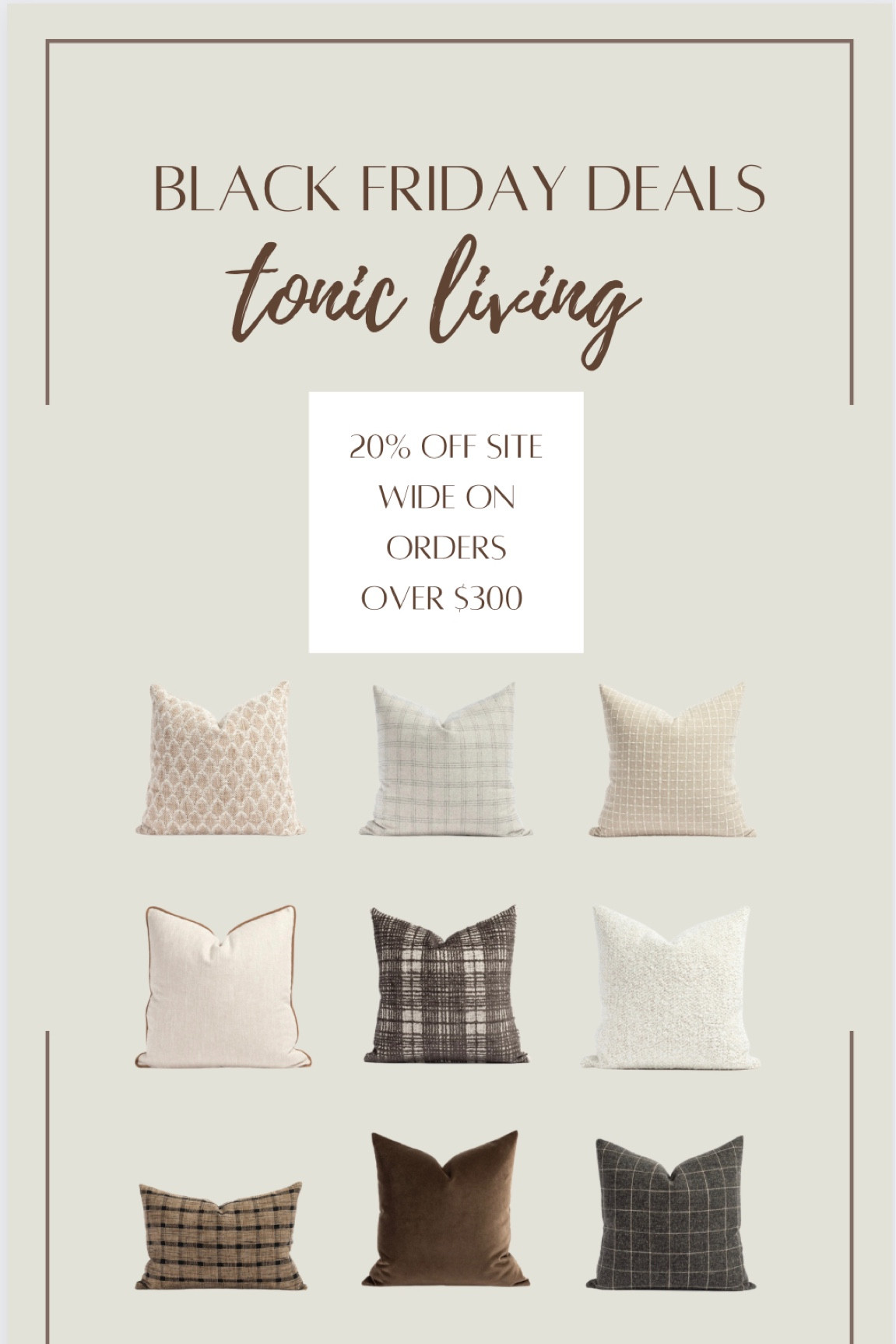 Tonic living is having their week long buy more save more Black Friday sale! 

#LTKSeasonal #LTKCyberWeek #LTKhome