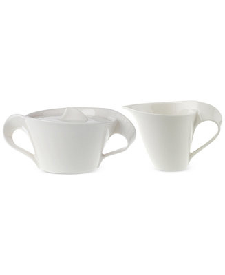 Villeroy & Boch New Wave Sugar & Creamer Set - Macy's | Macy's