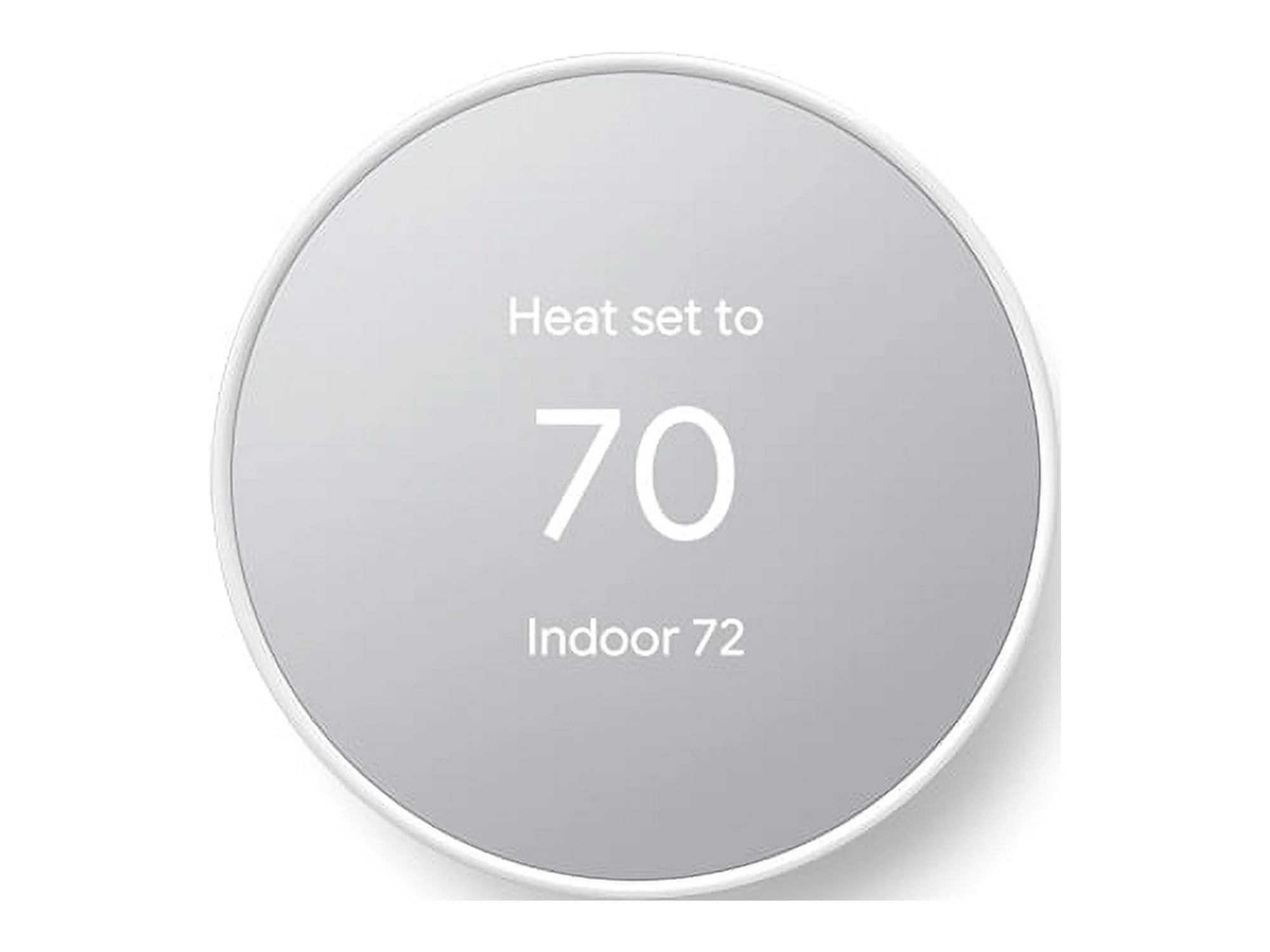 Google Nest  Thermostat - Smart Programmable Wi-Fi GA01334-US - Snow | Walmart (US)