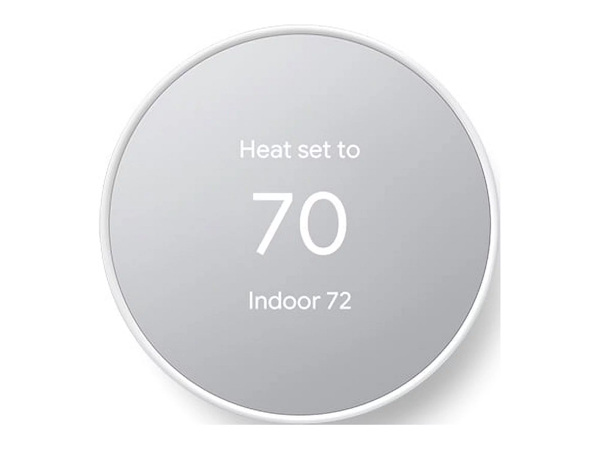 Google Nest Thermostat - Programmable Smart Thermostat for Home - Snow | Walmart (US)