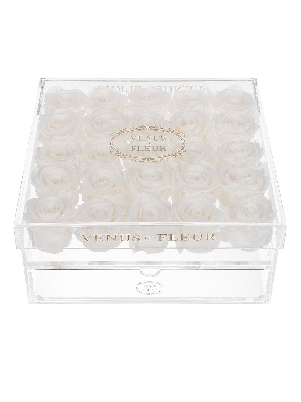 Venus ET Fleur Le Clair Vint-Cinq Eternity Roses - Pure White Rose | Saks Fifth Avenue