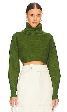 L'Academie Maven Crop in Green from Revolve.com | Revolve Clothing (Global)
