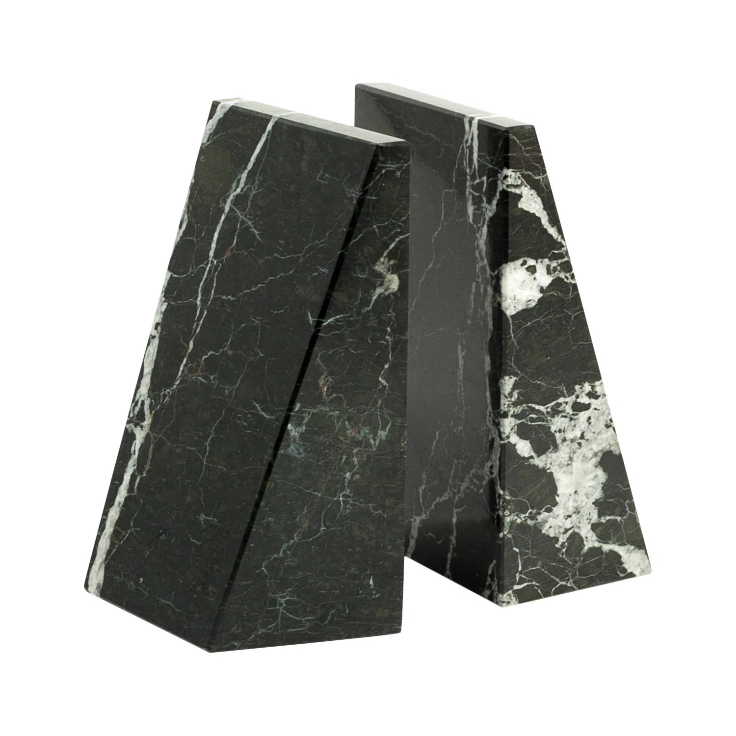 Modern & Contemporary Marble Non-Skid Bookends (Set of 2) | Wayfair North America