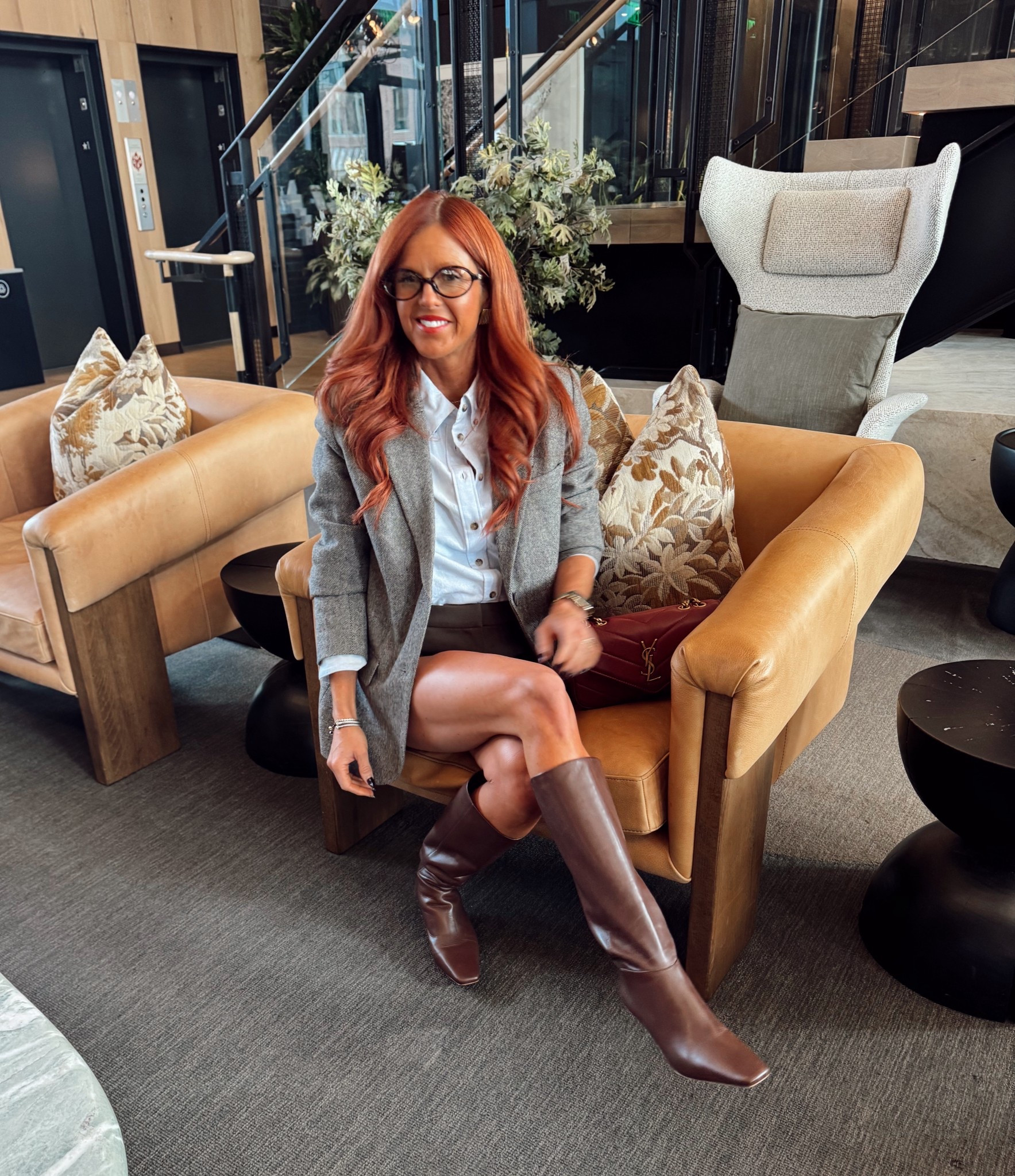 Still obsessing over this look! 
You won't believe this blazer is under $100! 

Reformation boots but found great dupes #LTKunder100 #LTKholiday

#LTKootd #LTKU #LTKgrwm #LTKStyleTip