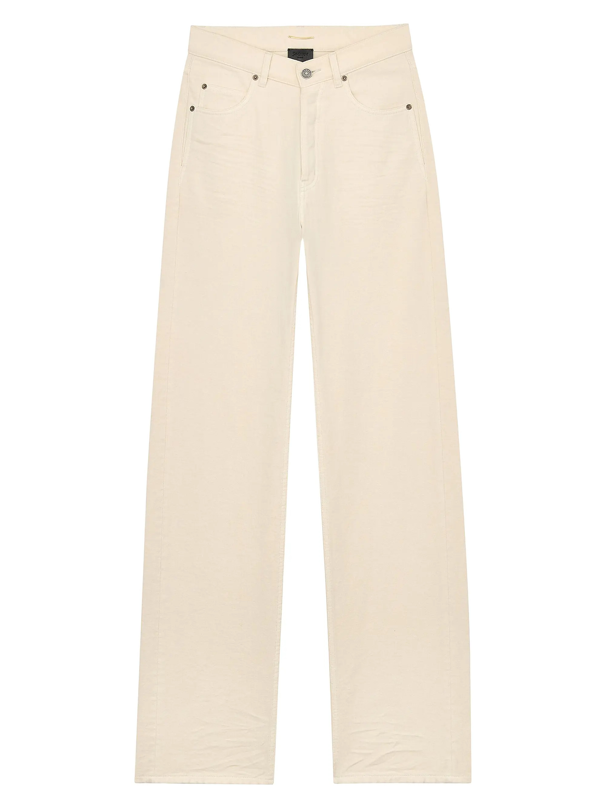 Saint Laurent V-Waist Long Baggy Jeans | Saks Fifth Avenue | Saks Fifth Avenue