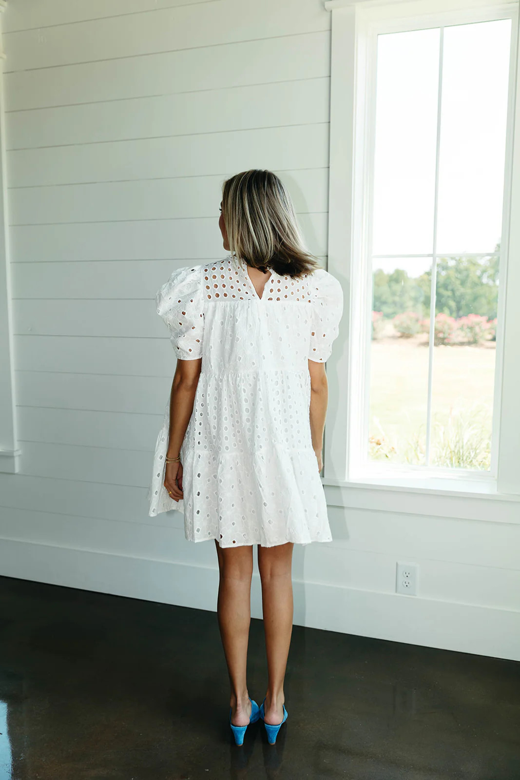 Lighthearted Mini Dress - White | Triple Threads