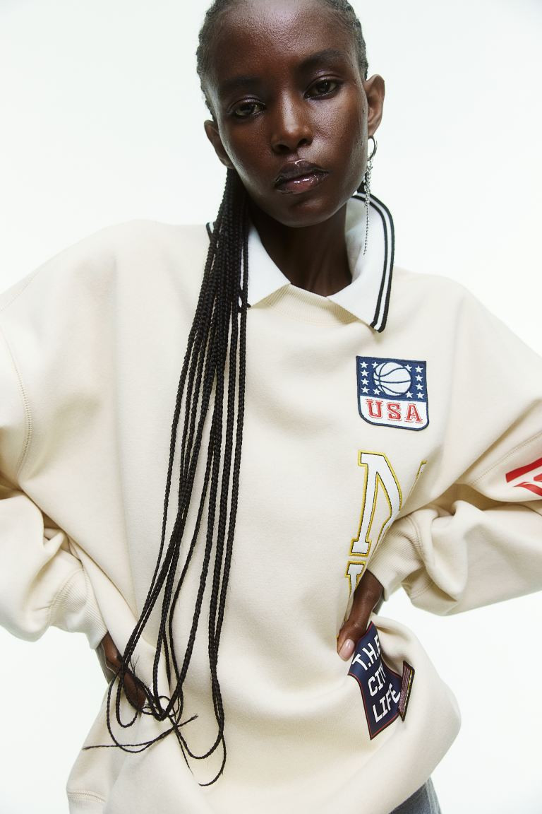 Oversized Printed Sweatshirt | H&M (US + CA)