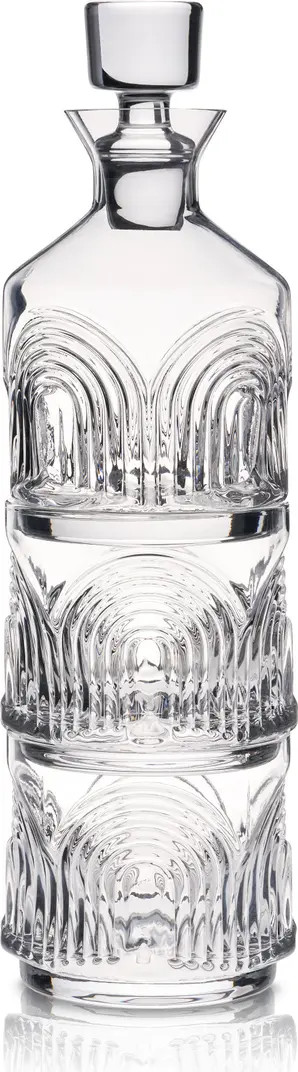 Viski Deco Beau 3-Piece Crystal Stacking Decanter | Nordstrom | Nordstrom
