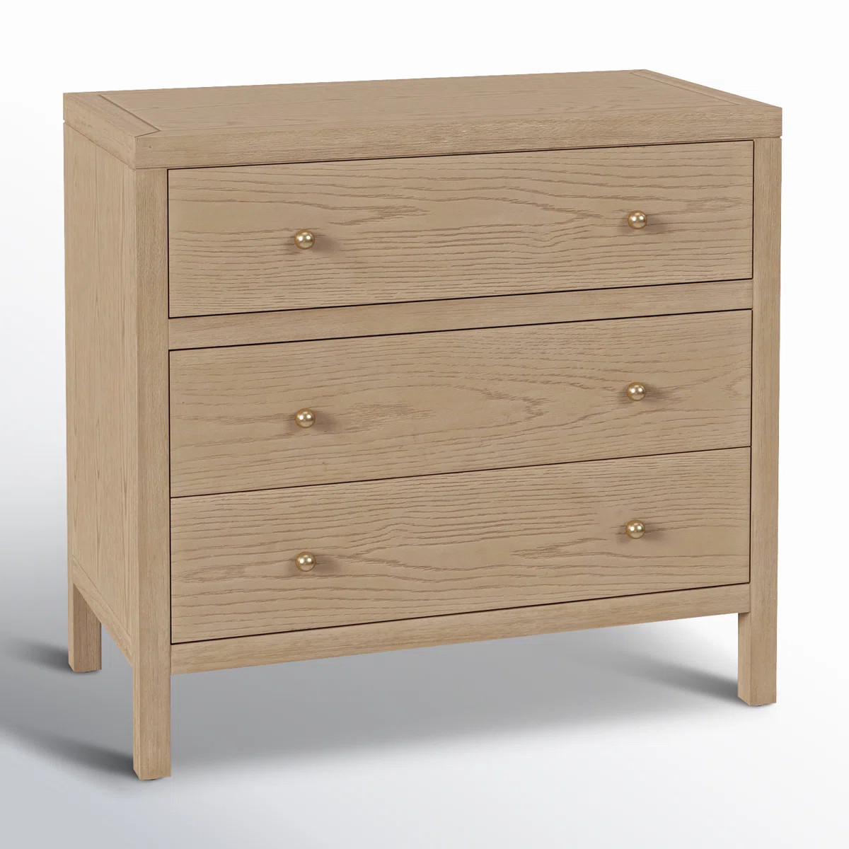 Celine 34" 3-Drawer Nightstand | Wayfair North America