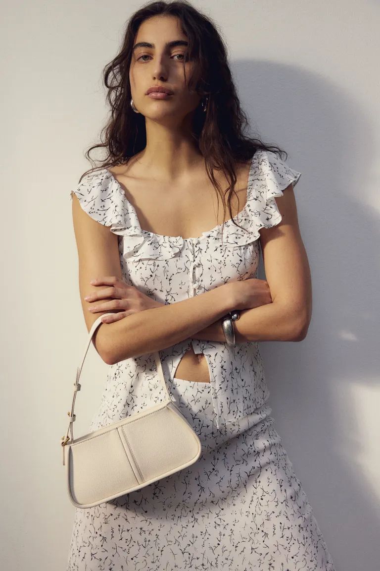 Small Shoulder Bag - Natural white - Ladies | H&M US | H&M (US + CA)