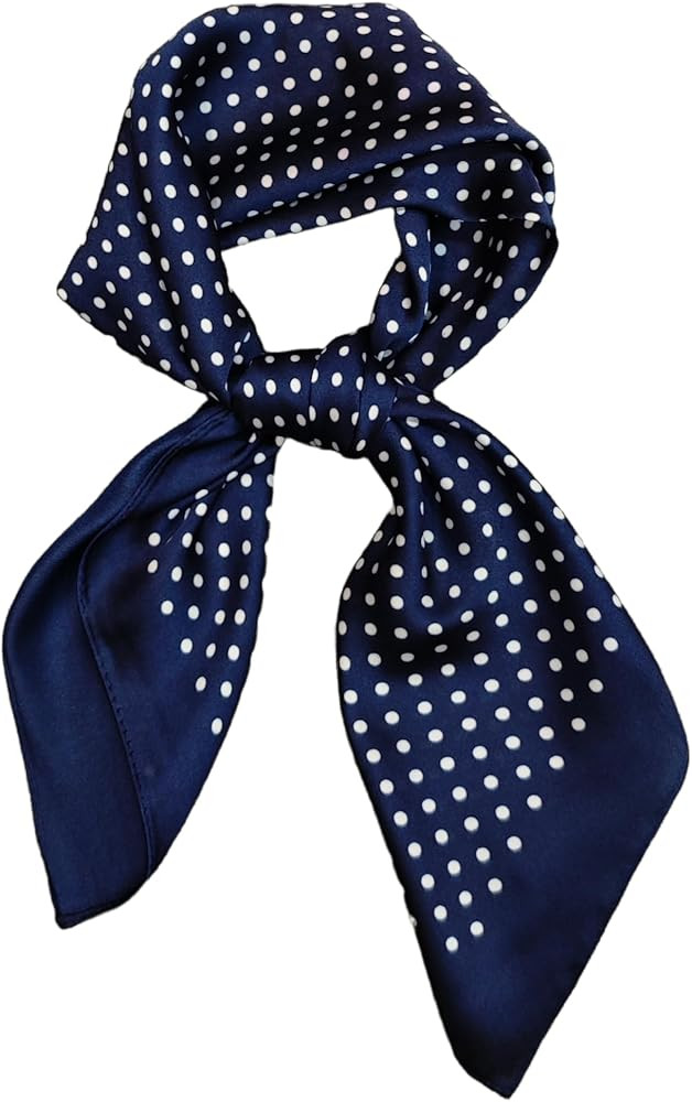 GIMIRO Frauen 70x70cm Schal Simulierte Seide Blumen Schal Krawatte Hahnentritt-Bandana | Amazon (DE)