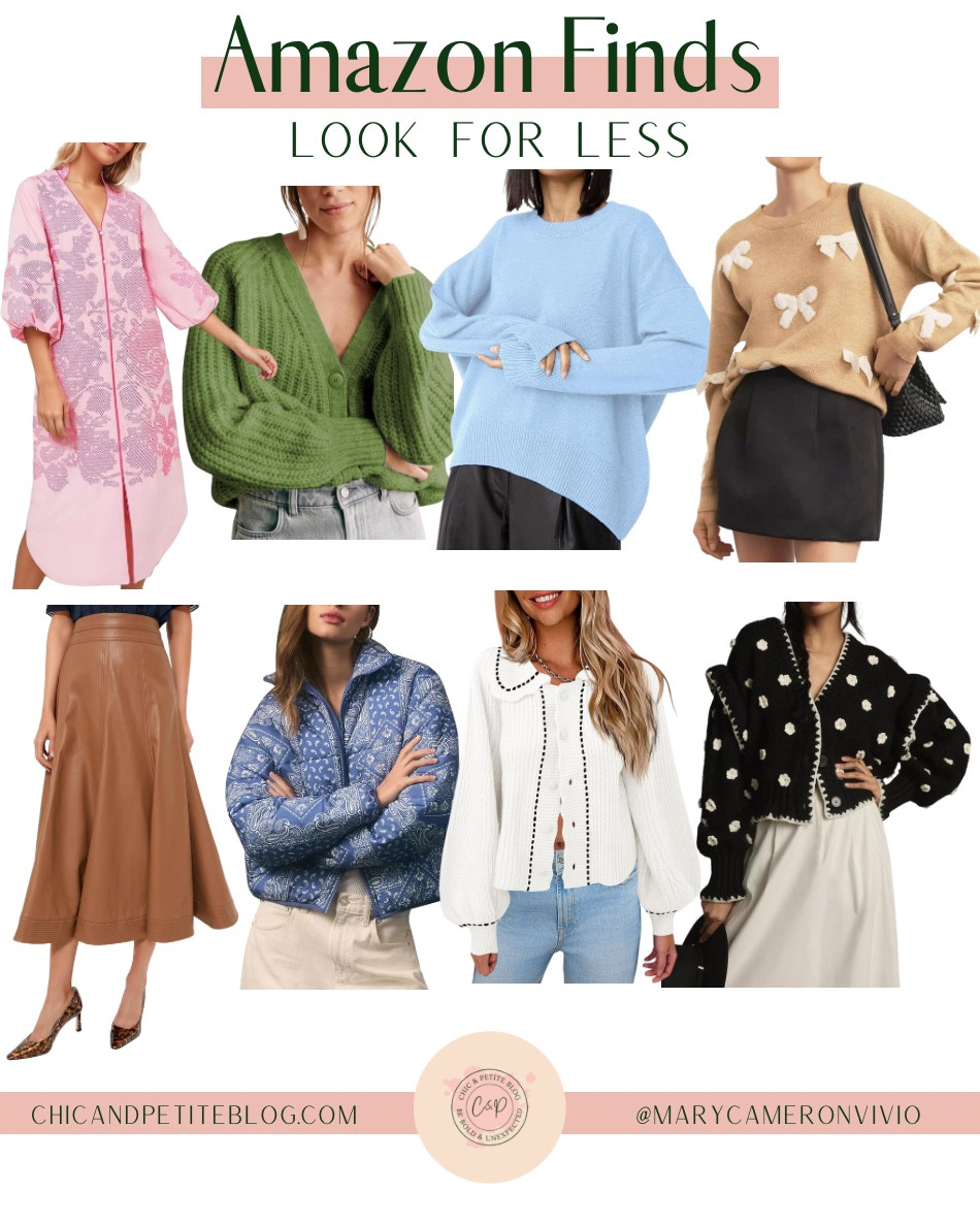Amazon Finds: Look for Less

Exact Amazon pieces linked at the top. The designer pieces are linked at the bottom (marked as similar)


Spring style // trench coat // Valentine’s Day outfit // Valentine’s Day look // workwear // transition outfit // everyday style // designer look for less

#LTKStyleTip #LTKFindsUnder100 #LTKFindsUnder50