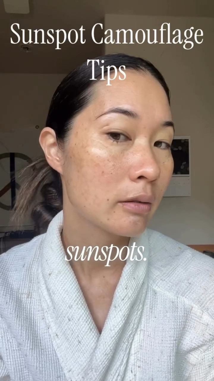 The @diorbeauty skin perfect foundation sticks have the most creamy easy to blend formula.  Choose a stick one shade darker than the rest of your face to conceal dark spots.

#makeuptips #sunspots #hawaiimakeupartist