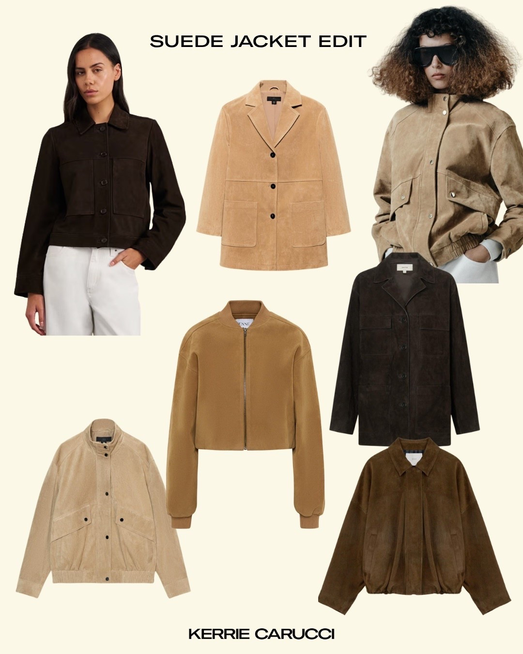 The suede jacket edit 

#LTKaustralia #LTKautumn