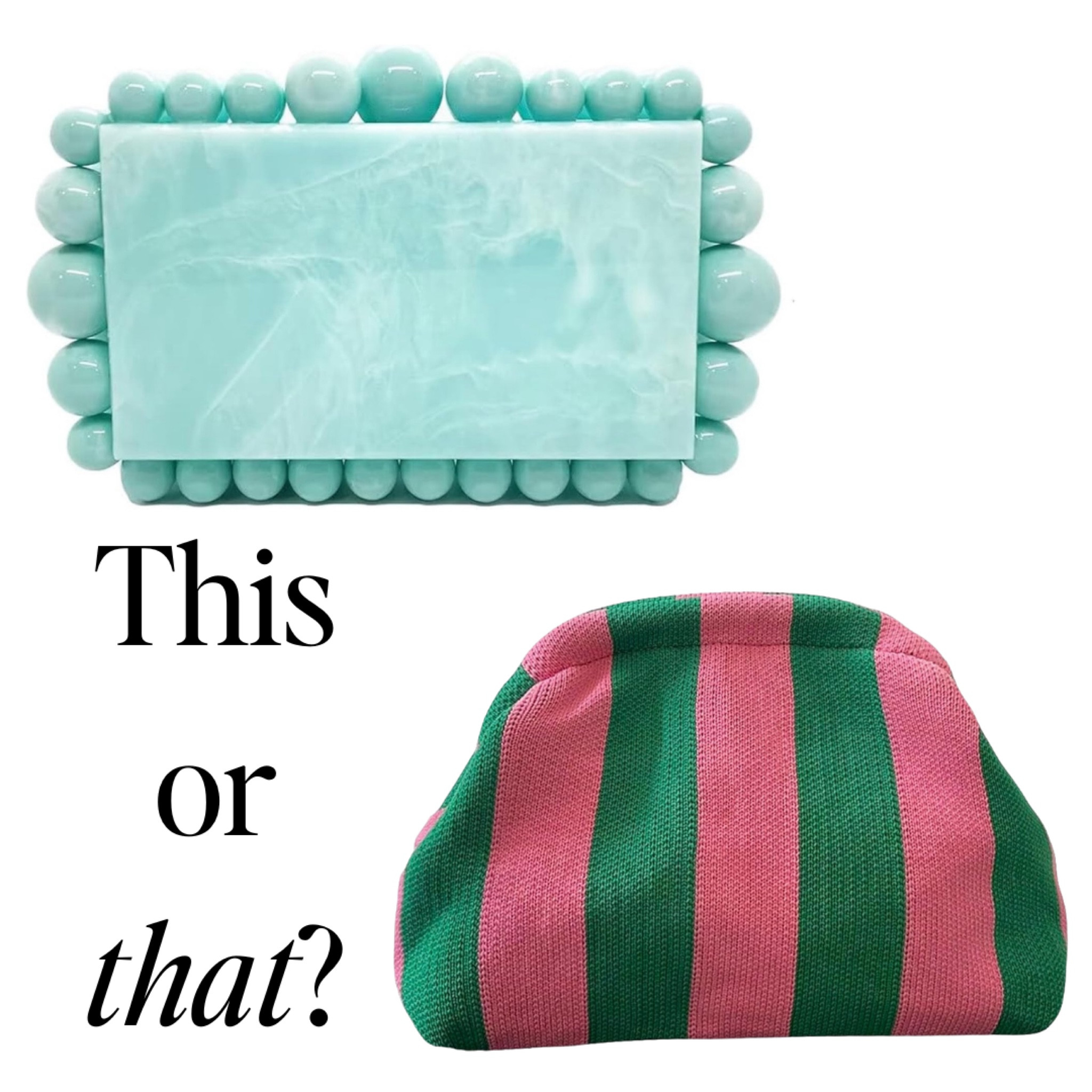 Spring Amazon Clutches.

Which is your fave?

#amazonmusthaves #amazonspring #amazonfashion #weddingoutfit #springfashion #lookforless #outfitideas

#LTKstyletip #LTKfindsunder50 #LTKSeasonal